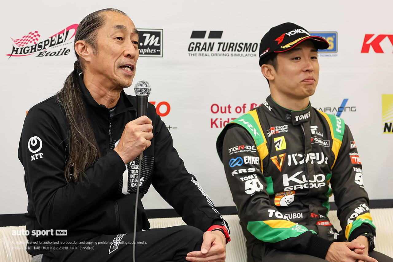 連勝飾った太田「1コーナーは絶対引かないと決めていた」。坪井「あっという間に離された」【第9戦決勝会見】