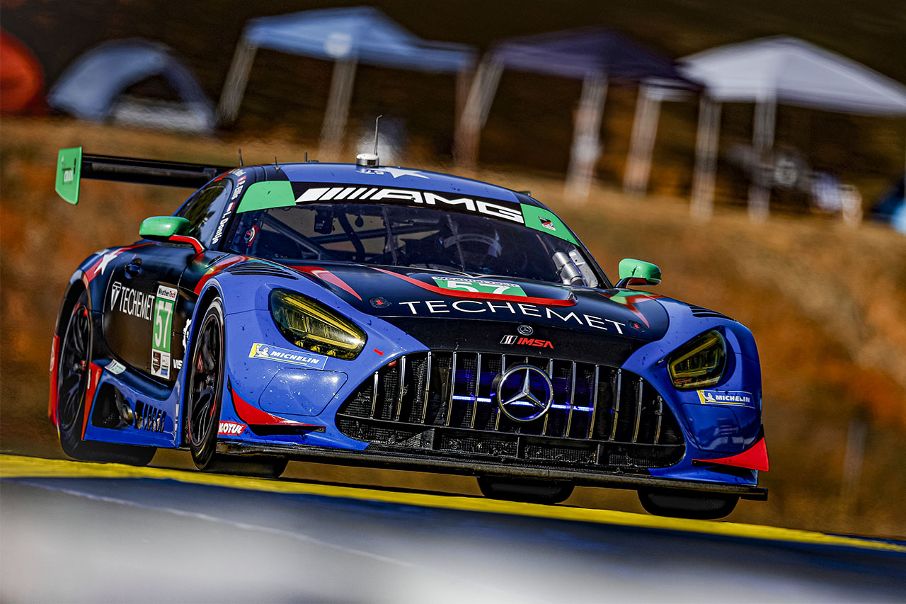 57号車メルセデスAMG GT3エボ（ウインワード・レーシング）