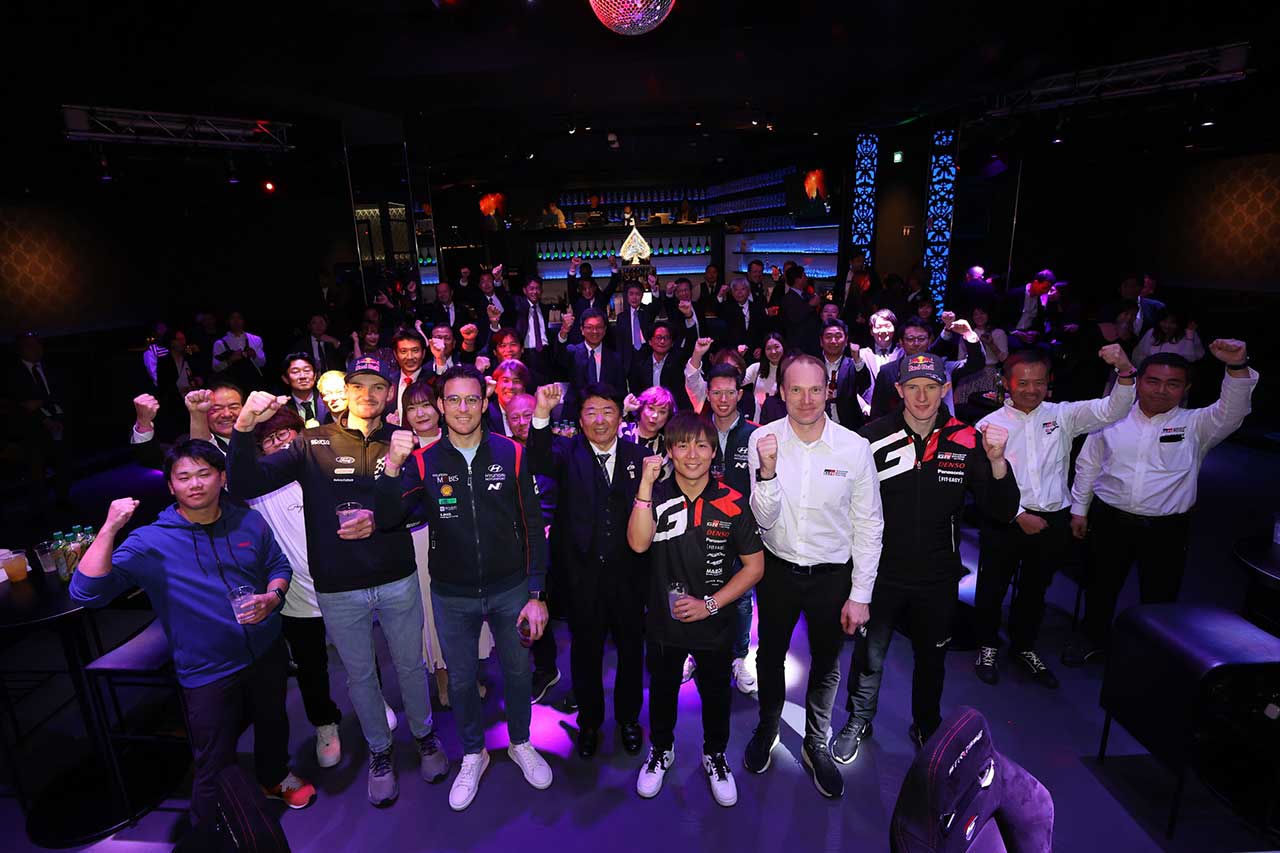 ラリージャパンを前にウェルカムセレモニーが開催。勝田貴元、ヌービルらがWRC最終戦への思いと目標を語る