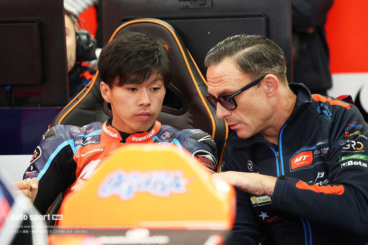 「いつもよりもMoto2のバイクを楽しもうと思って乗っている」チャンピオン小椋藍、初日6番手発進／MotoGP第20戦ソリダリティGP