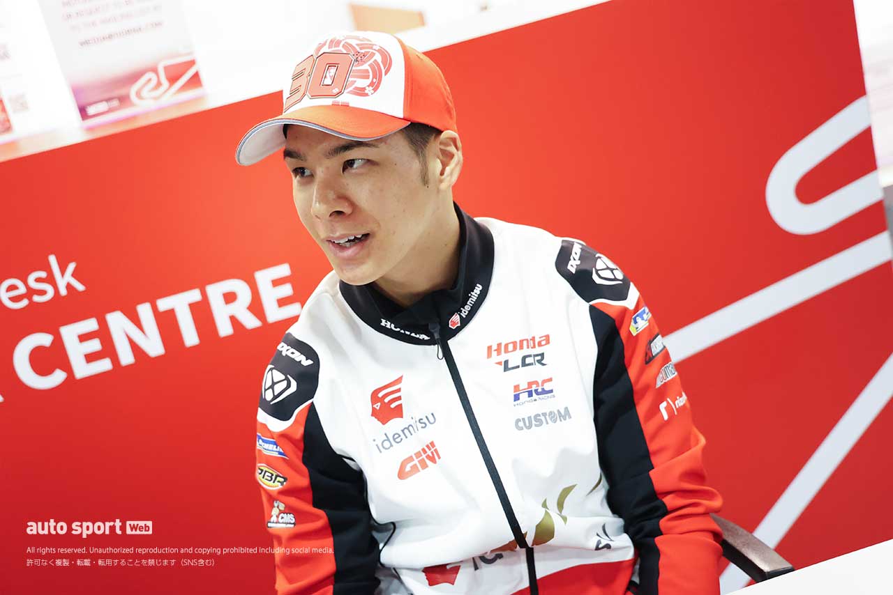 FP1は首位発進の中上貴晶。“新アイテム”で「データ上では向上」もホンダのリヤグリップ不足は変わらず