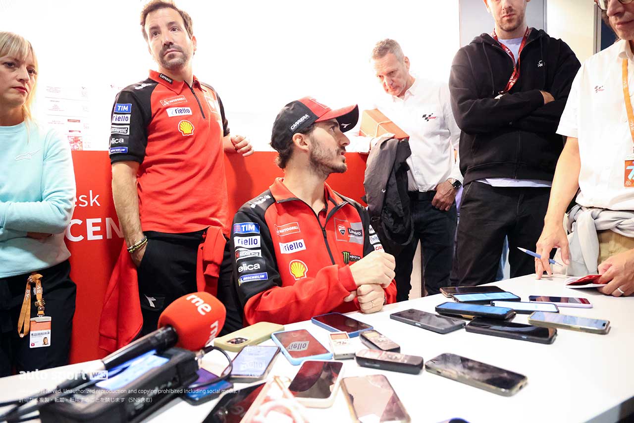 「金曜日にいつも求めている通りのもの」逆転タイトルを狙うバニャイア。FP1後の転倒も説明／第20戦ソリダリティGP