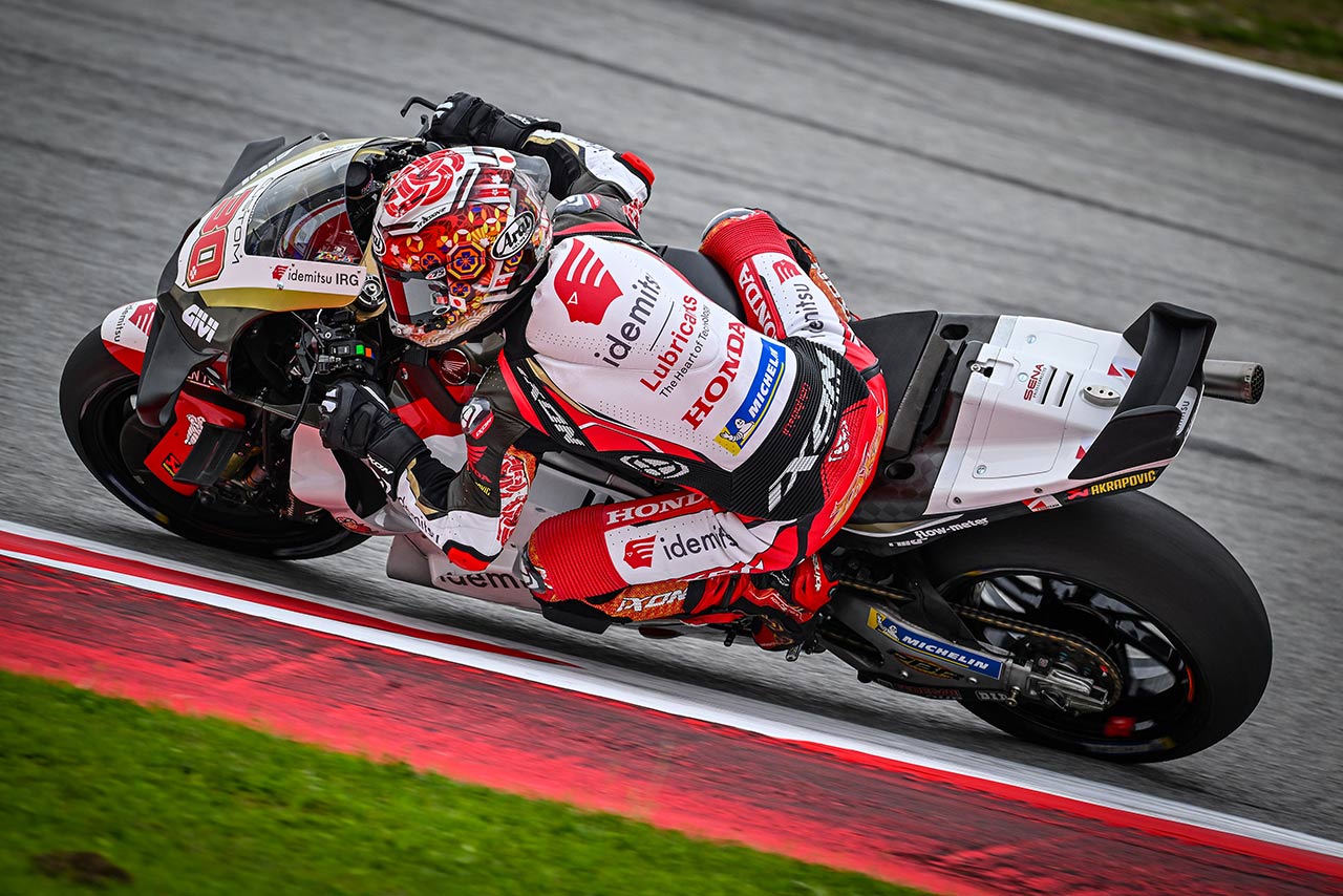 ホンダ：中上FP1首位＆ザルコ午後4番手。マリーニも「非常に励みになる」と意気込む／第20戦ソリダリティGP 初日