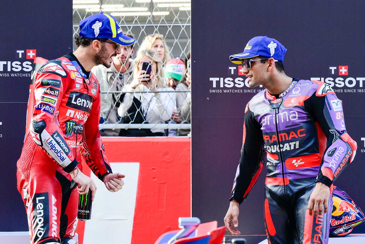 フランセスコ・バニャイア（ドゥカティ・レノボ・チーム）、ホルヘ・マルティン（プリマ・プラマック・レーシング）／2024MotoGP第20戦ソリダリティGP スプリント