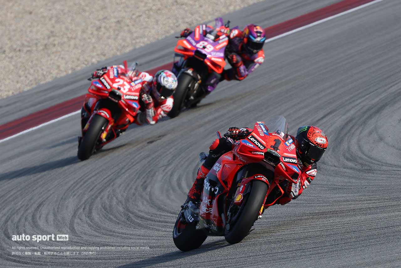 2024MotoGP第20戦ソリダリティGP スプリント トップ3