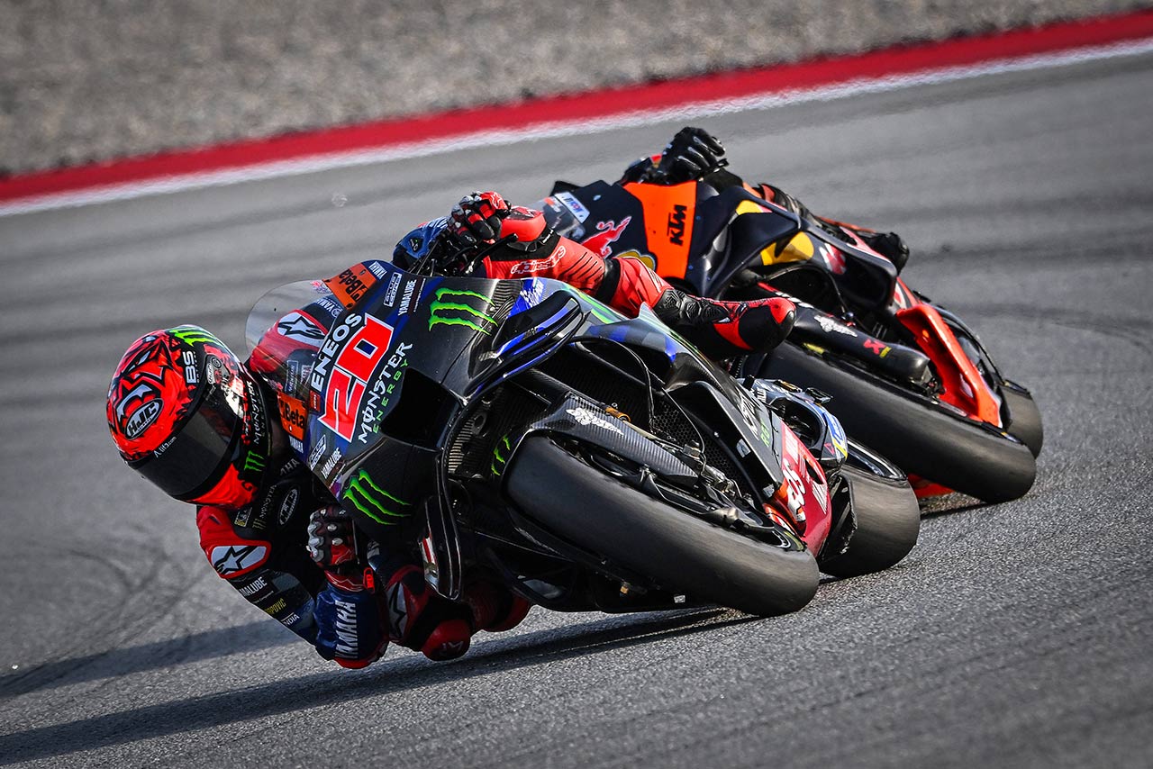 ヤマハ：クアルタラロ殊勲のQ2進出。レースで追い上げのリンス「マシンの感触はとても良かった」／第20戦ソリダリティGP スプリント