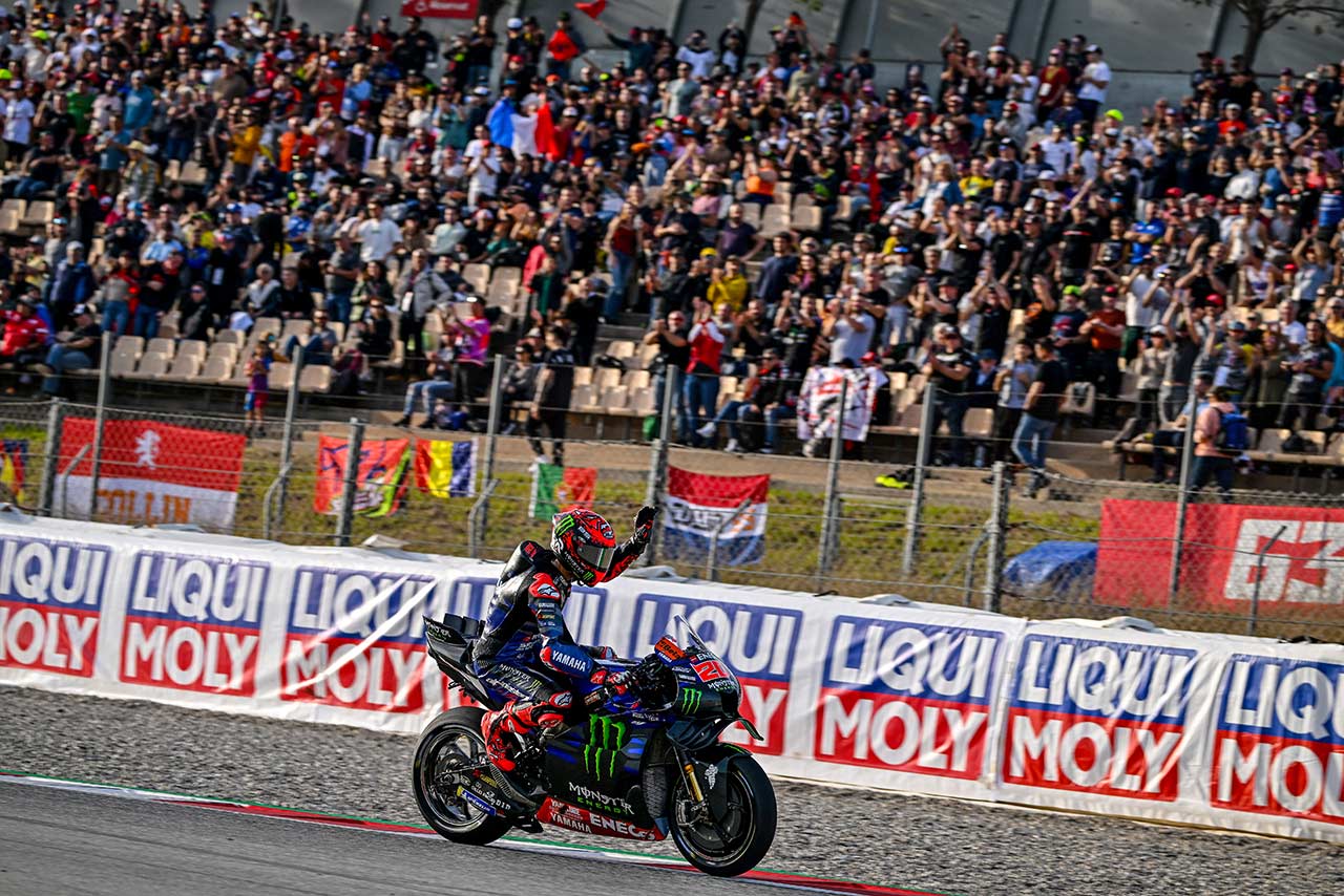 ヤマハ：クアルタラロ殊勲のQ2進出。レースで追い上げのリンス「マシンの感触はとても良かった」／第20戦ソリダリティGP スプリント