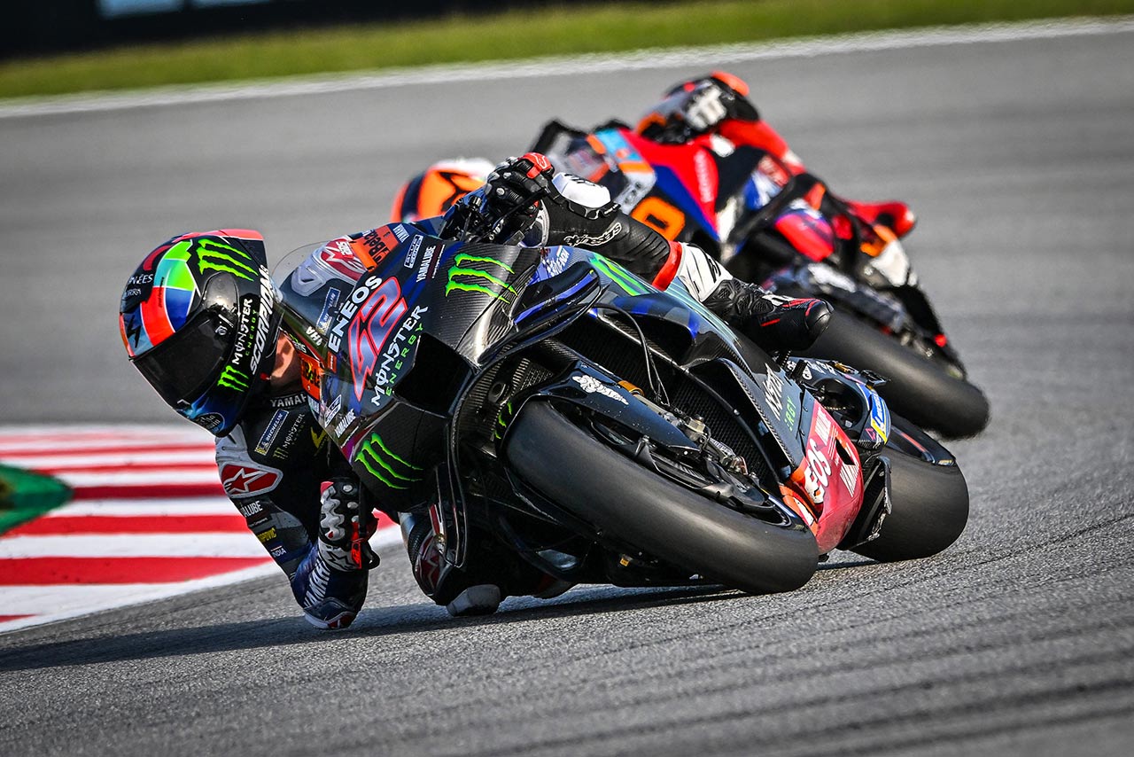 ヤマハ：クアルタラロ殊勲のQ2進出。レースで追い上げのリンス「マシンの感触はとても良かった」／第20戦ソリダリティGP スプリント