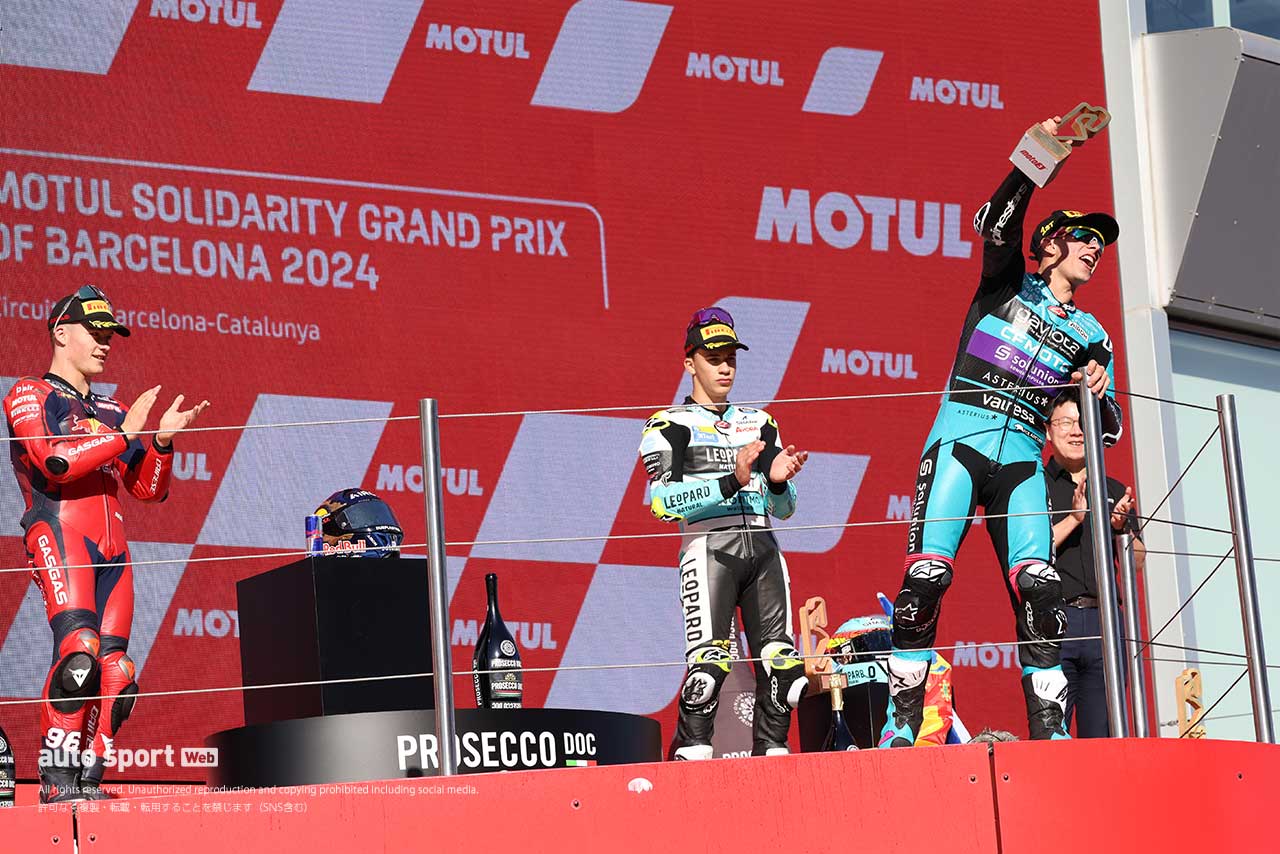 2024MotoGP第20戦ソリダリティGP Moto3 表彰式