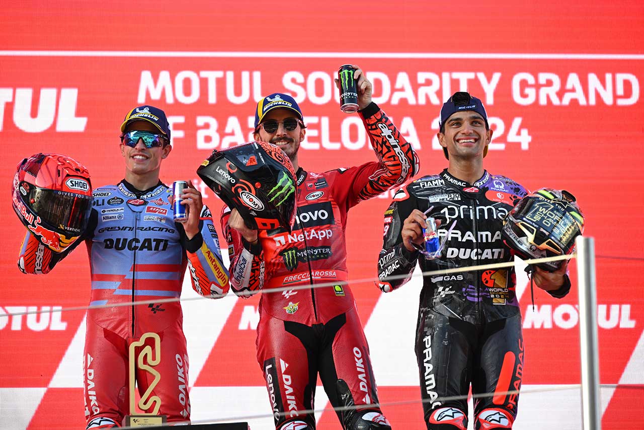 2024MotoGP第20戦ソリダリティGP 決勝 表彰式