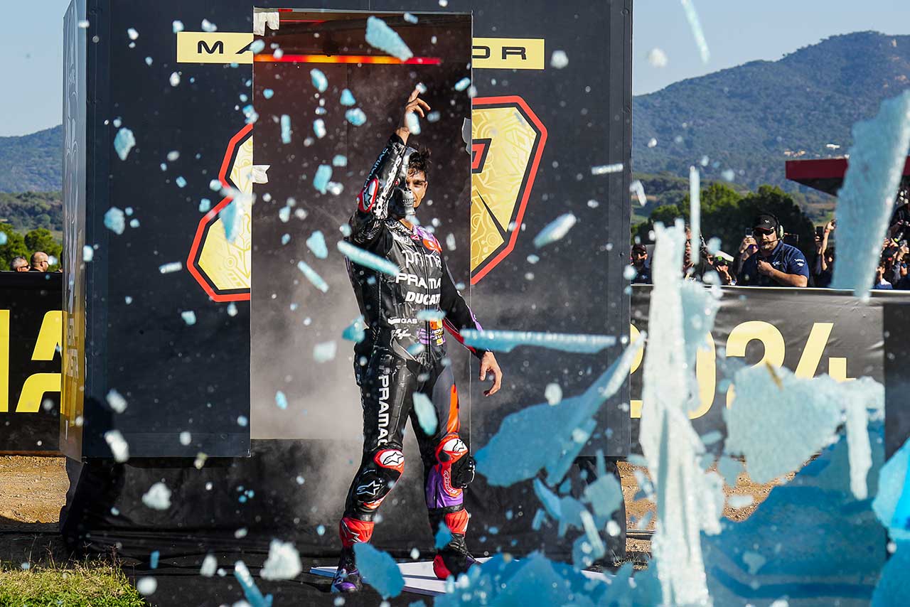 2024MotoGPチャンピオンに輝いたホルヘ・マルティン（プリマ・プラマック・レーシング）／第20戦ソリダリティGP