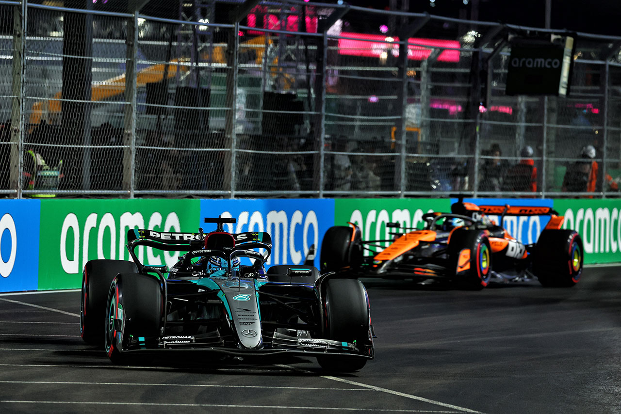2024年F1第22戦ラスベガスGP　ジョージ・ラッセル（メルセデス）