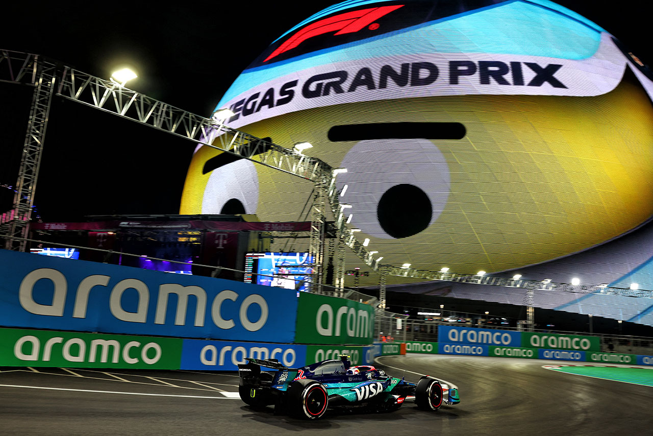 2024年F1第22戦ラスベガスGP　角田裕毅（RB）