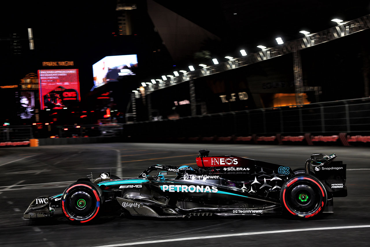 2024年F1第22戦ラスベガスGP　ジョージ・ラッセル（メルセデス）