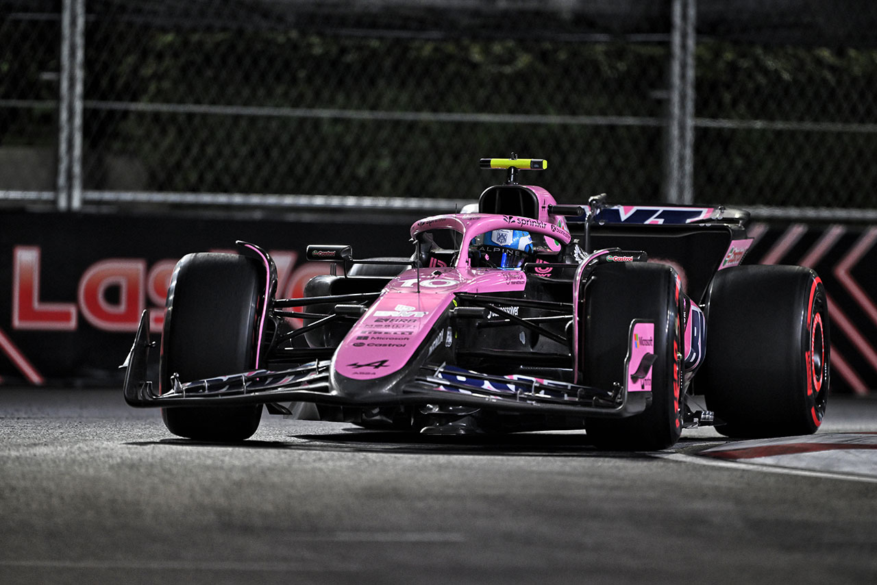 2024年F1第22戦ラスベガスGP　ピエール・ガスリー（アルピーヌ）