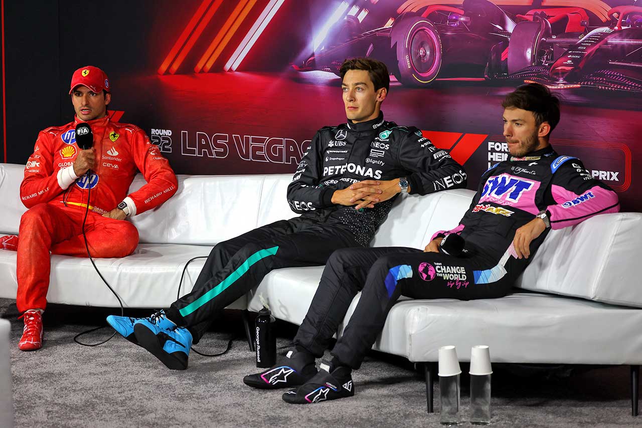 2024年F1第24戦ラスベガスGP　予選後会見