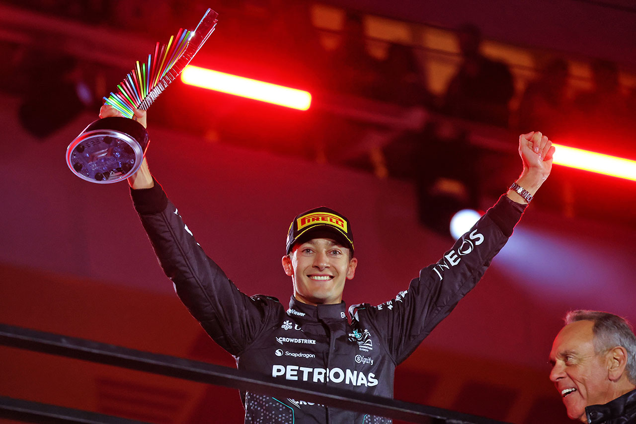 2024年F1第22戦ラスベガスGP　ジョージ・ラッセル（メルセデス）