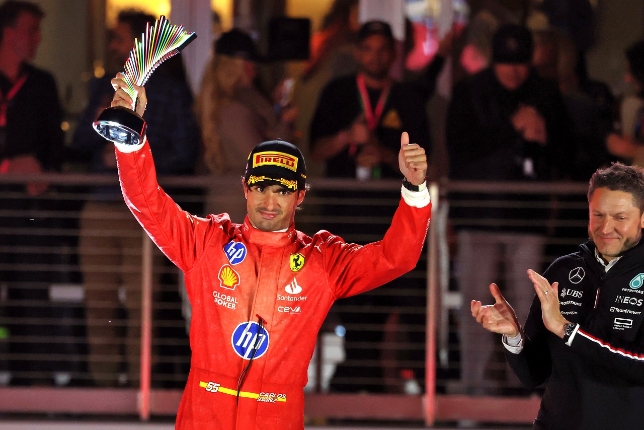 カルロス・サインツ（フェラーリ）が3位