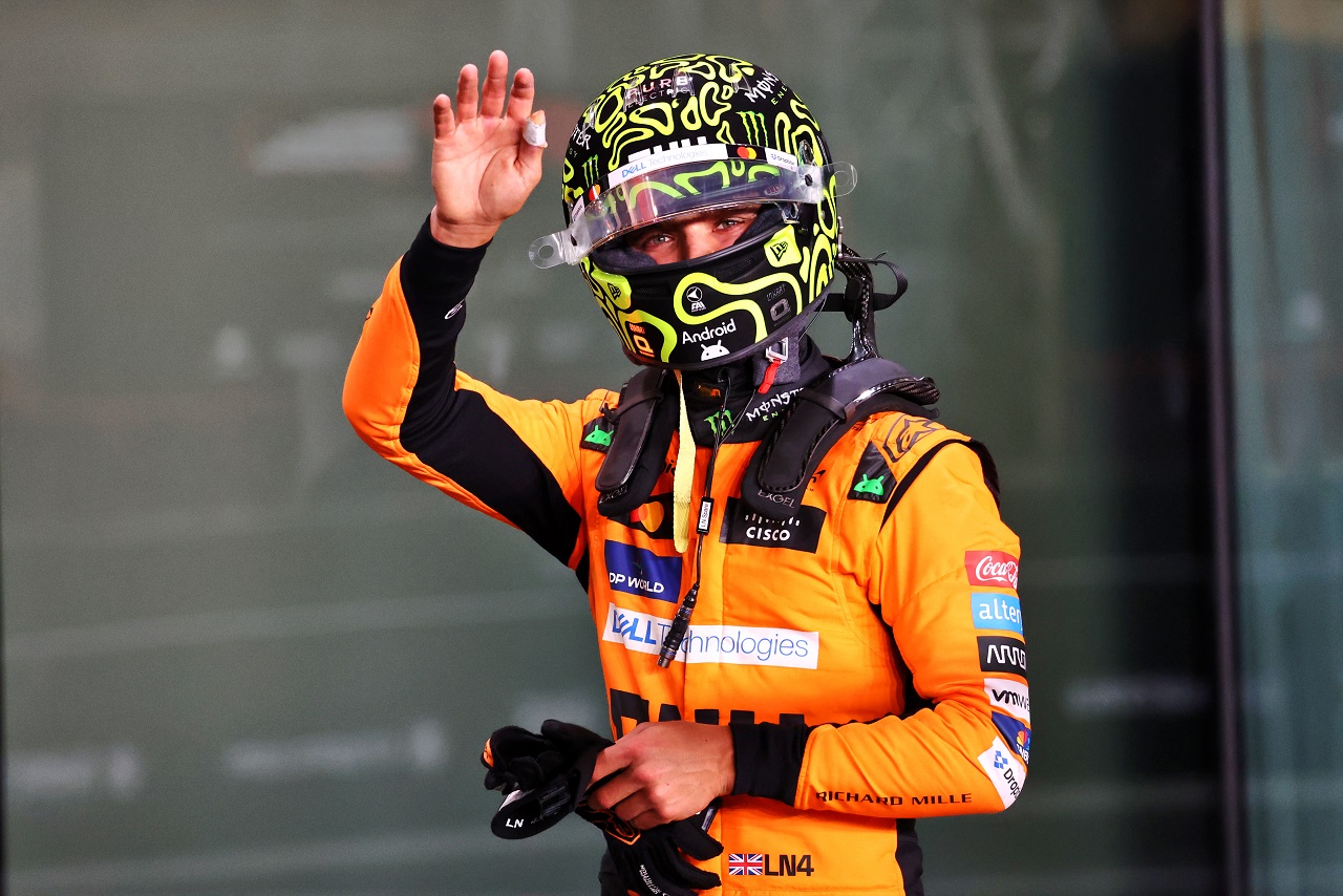 スプリント予選トップのランド・ノリス（マクラーレン）