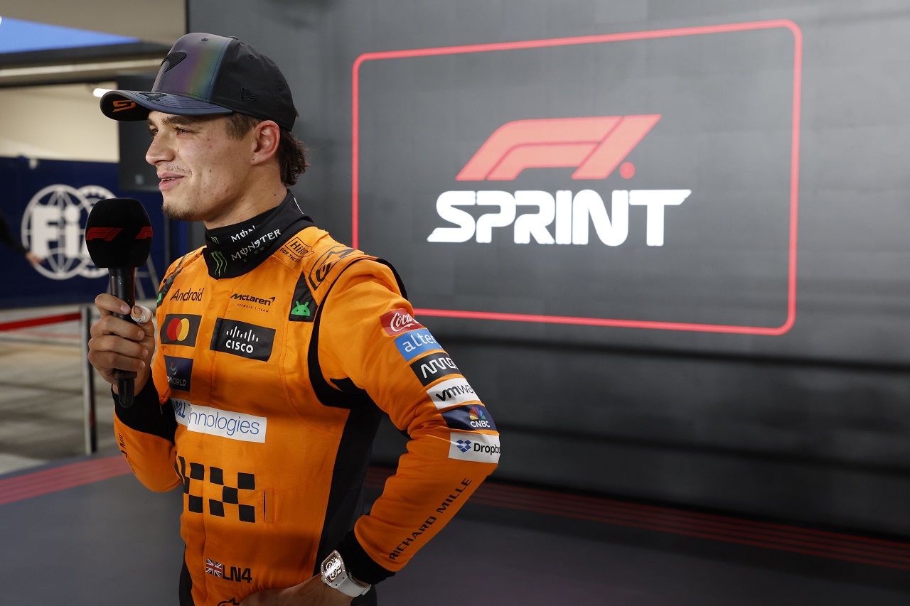スプリント予選トップのランド・ノリス（マクラーレン）