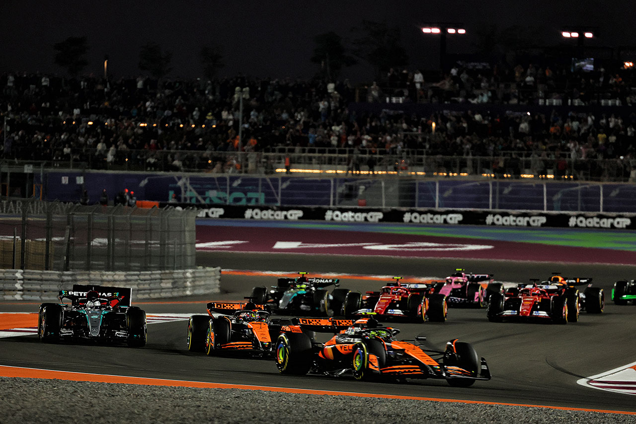2024年F1第23戦カタールGP　スプリントのスタート