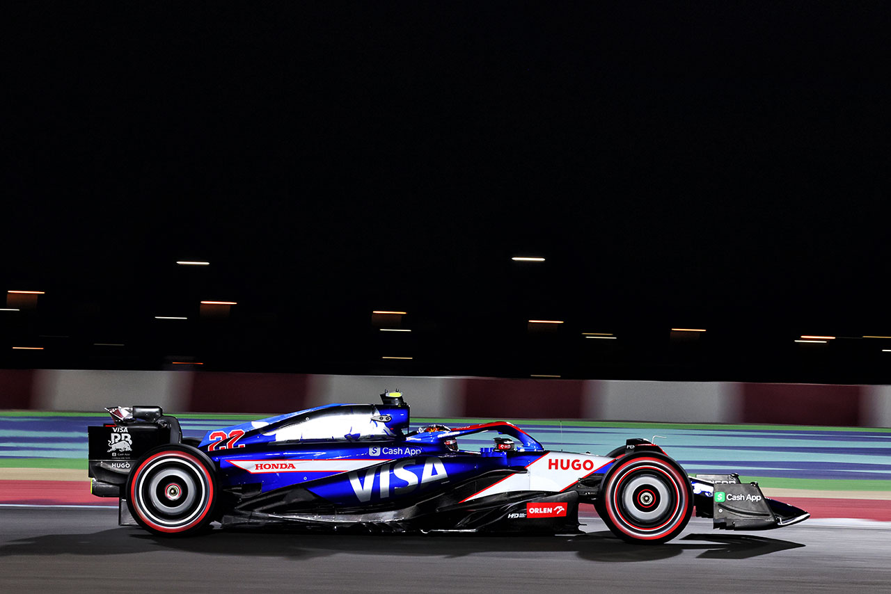 2024年F1第23戦カタールGP　角田裕毅（RB）