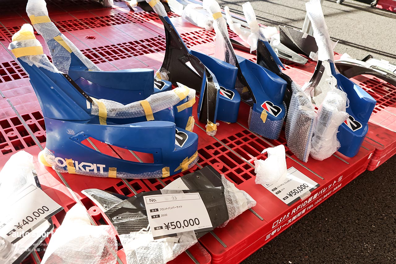 ニスモフェスティバル2024　ガレージセールの様子