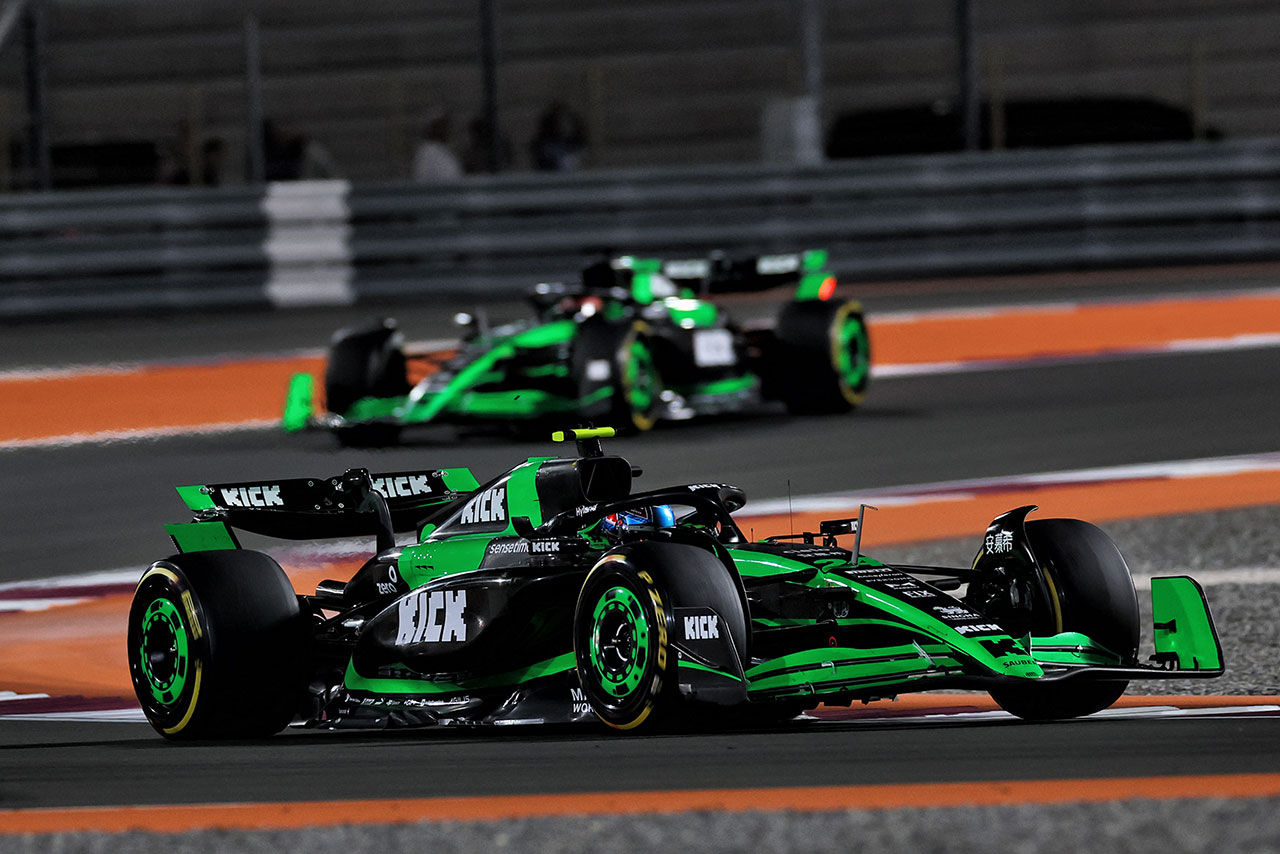 2024年F1第23戦カタールGP　周冠宇（キック・ザウバー）