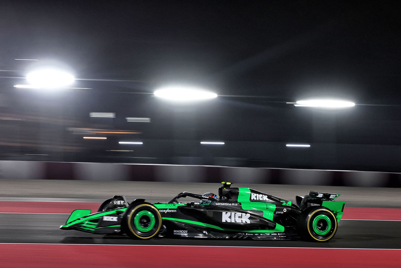 2024年F1第23戦カタールGP　周冠宇（キック・ザウバー）