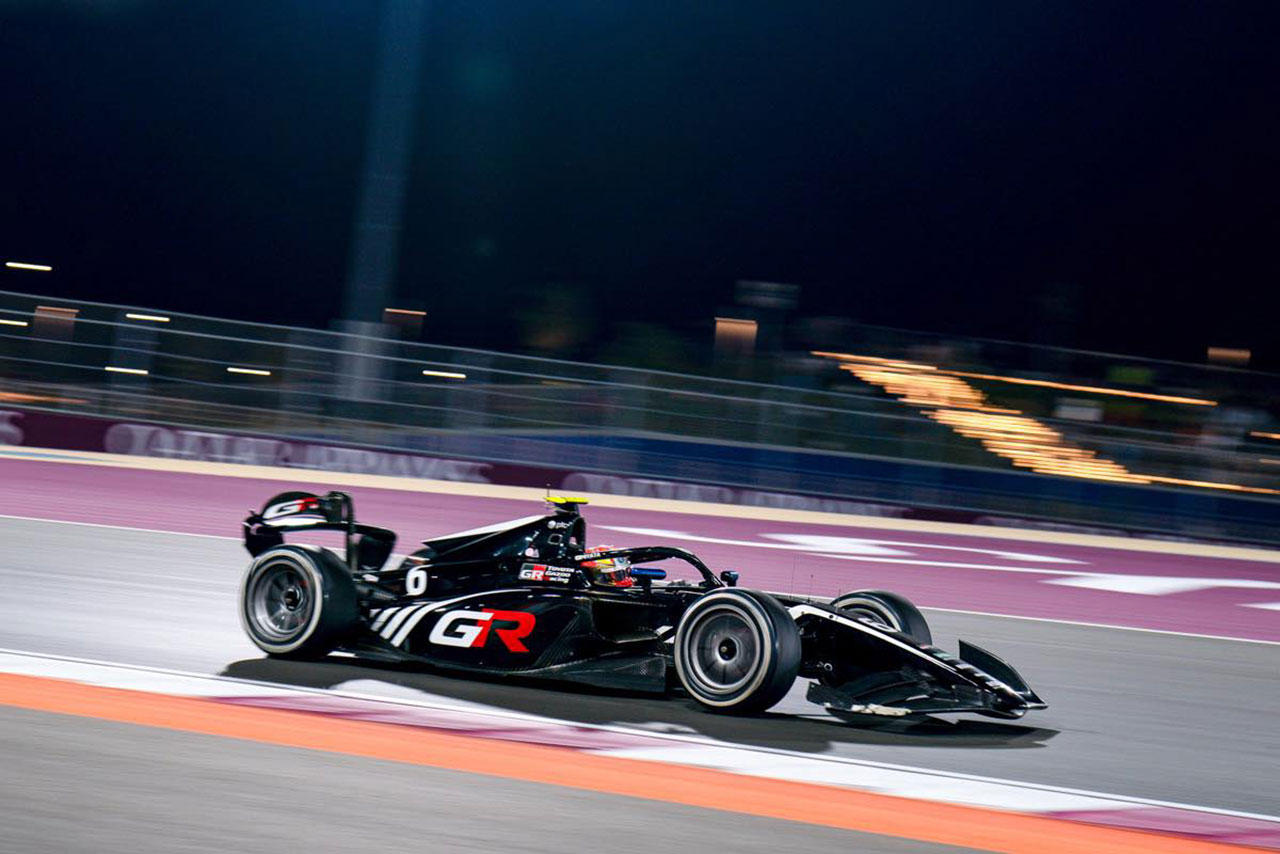2024年FIA F2第13戦ルサイル 宮田莉朋（ロダン・モータースポーツ／TGR WECチャレンジプログラム）