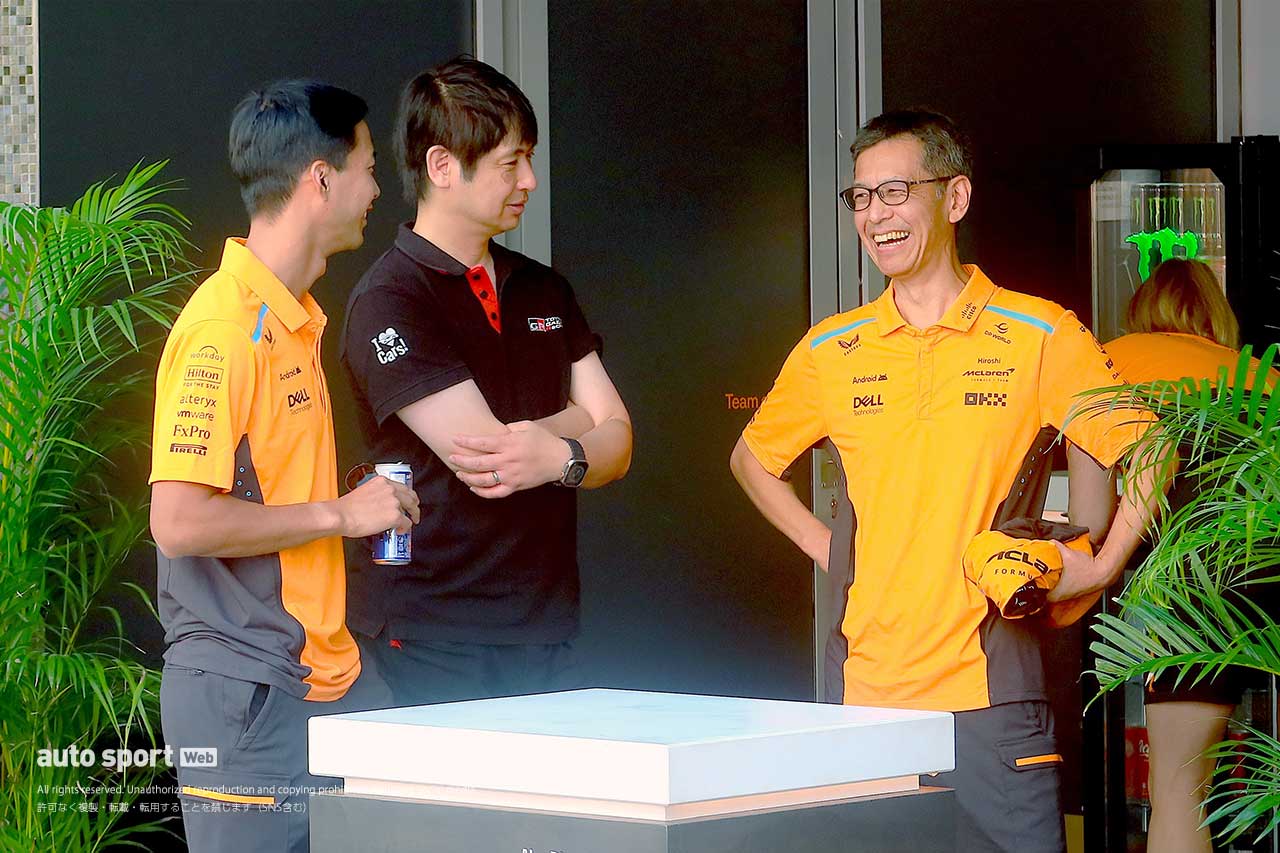 マクラーレンからF1第24戦アブダビGPのFP1で初走行を果たした平川亮