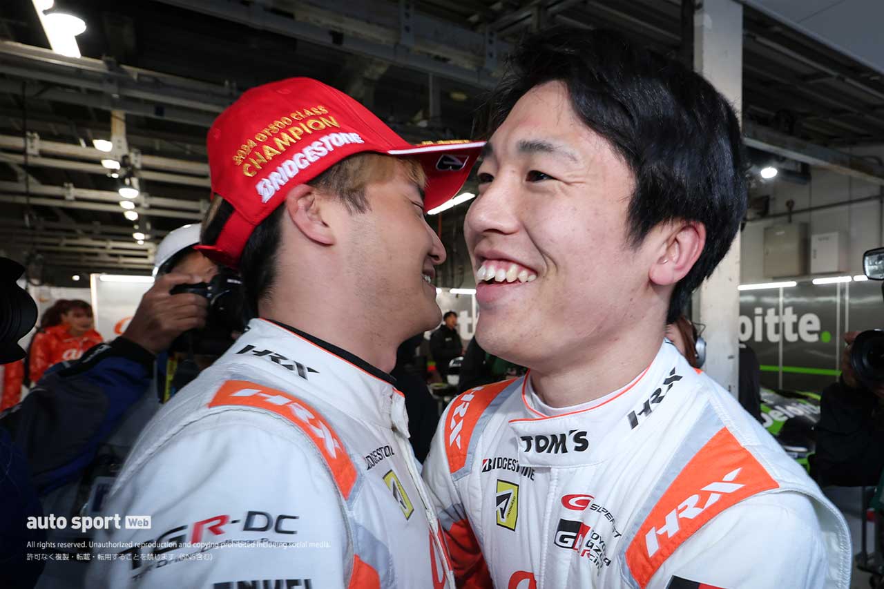 山下健太と坪井翔（au TOM’S GR Supra）