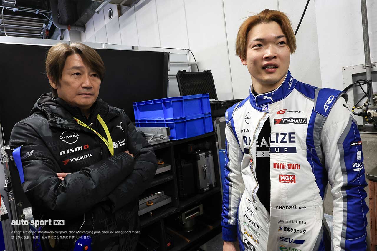 近藤真彦監督と名取鉄平（リアライズコーポレーション ADVAN Z）