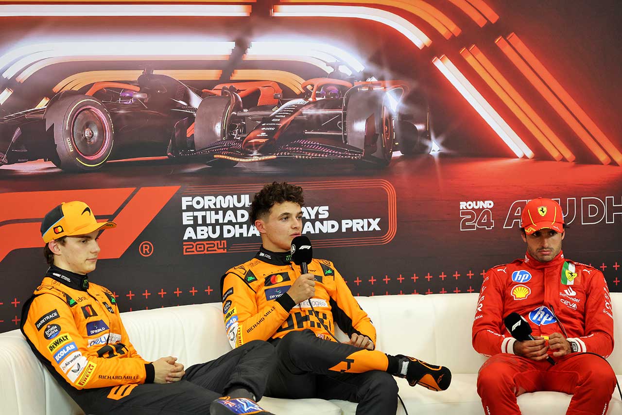 2024年F1第24戦アブダビGP　予選後会見