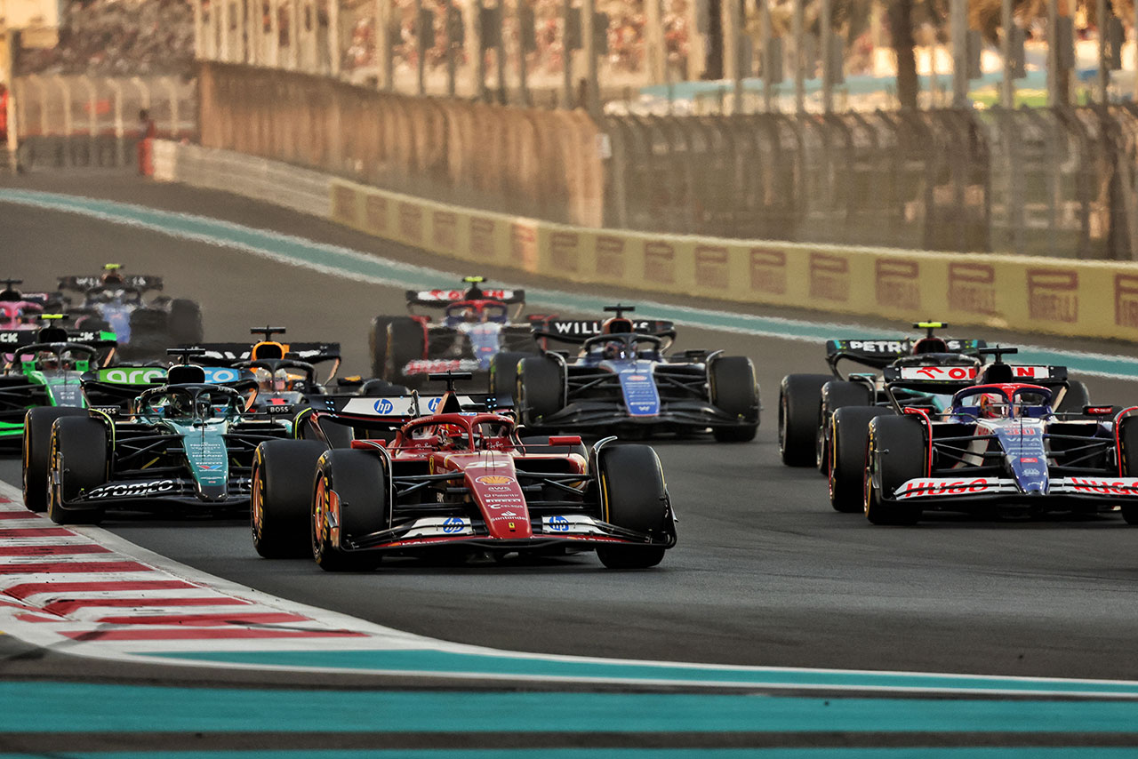 2024年F1第24戦アブダビGP　シャルル・ルクレール（フェラーリ）