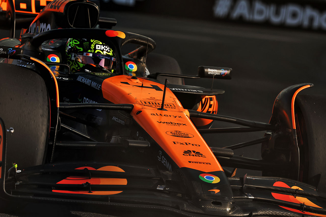 2024年F1第24戦アブダビGP　ランド・ノリス（マクラーレン）
