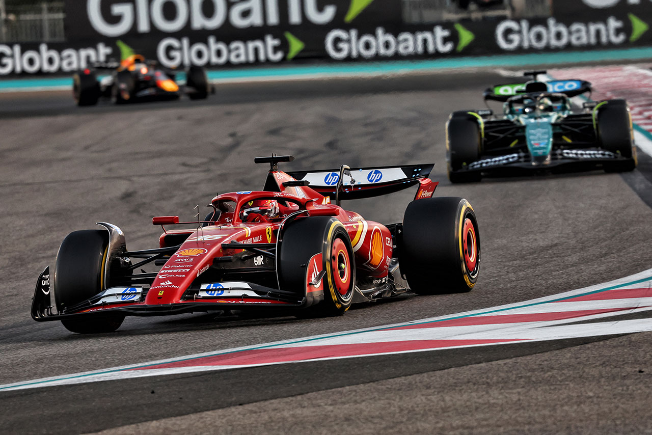 2024年F1第24戦アブダビGP　シャルル・ルクレール（フェラーリ）