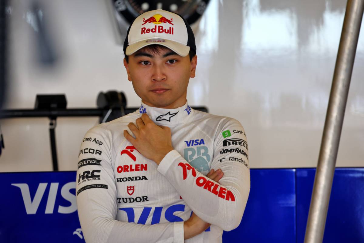 F1アブダビGPのFP1に参加した岩佐歩夢（RB）