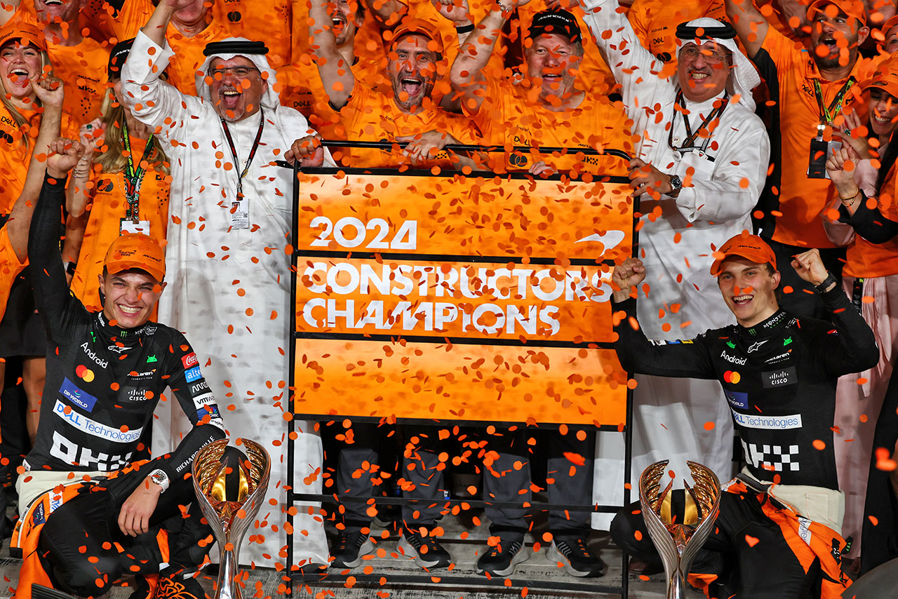 2024年F1コンストラクターズタイトルを獲得したマクラーレン