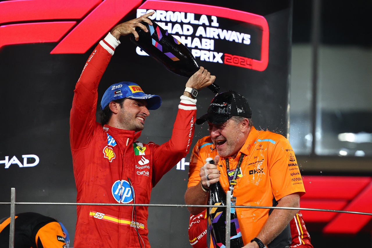 2024年F1第24戦アブダビGP表彰台