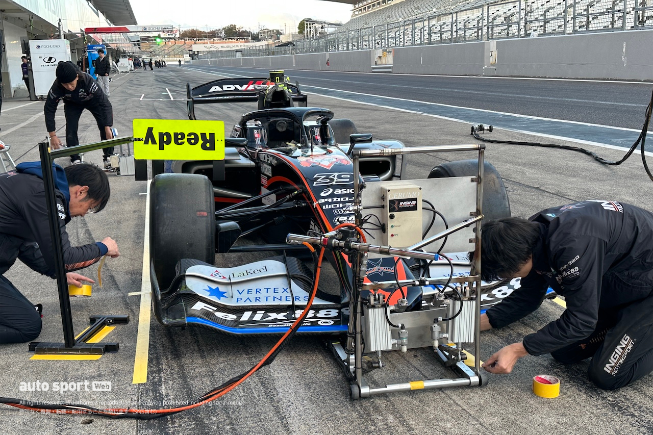 「開発テストとは別」「正直、怖い」「GT7は役に立っている」テストに挑む3人のルーキーの搬入日のコメントと本音