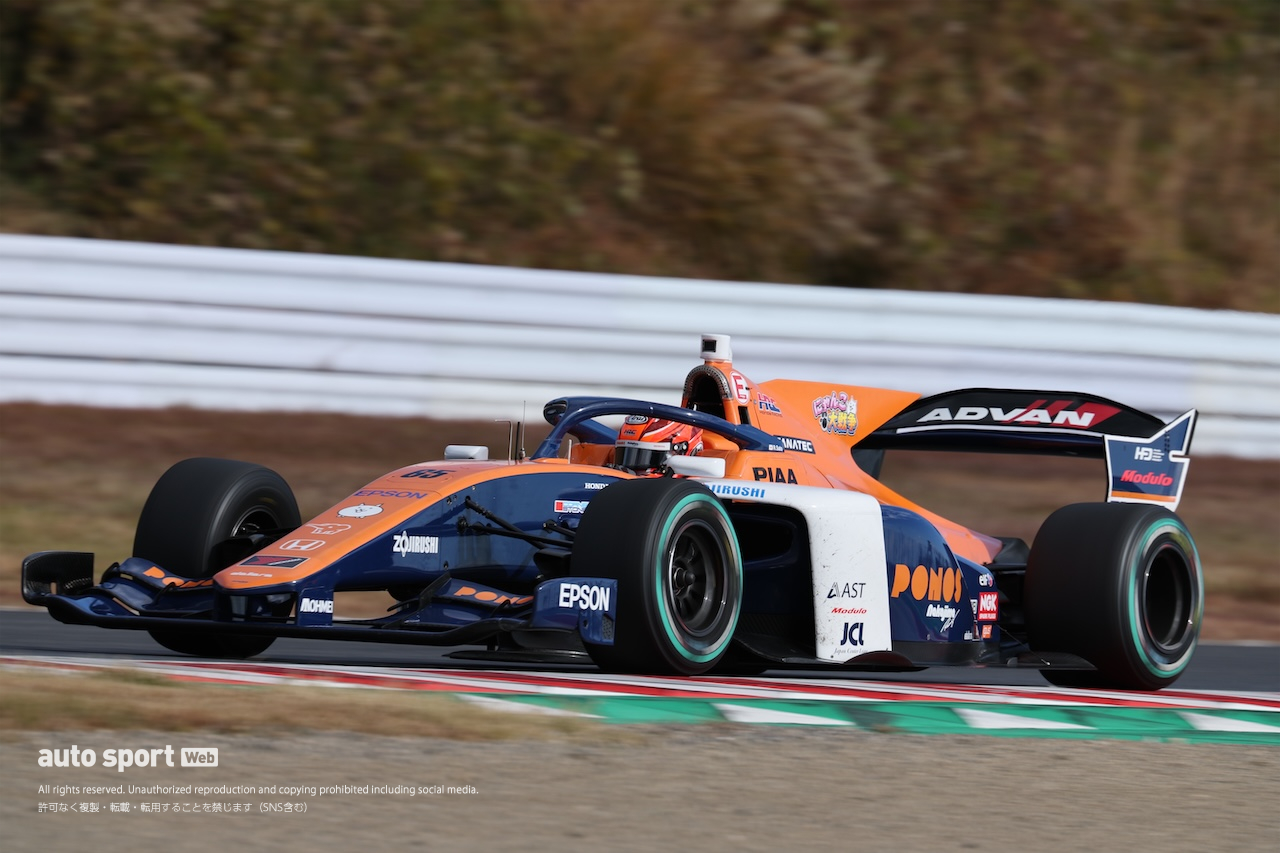 ダンデライアンのワンツーにセルモ阪口が続く。小山は好走、高星がクラッシュ／スーパーフォーミュラ公式ルーキーテスト