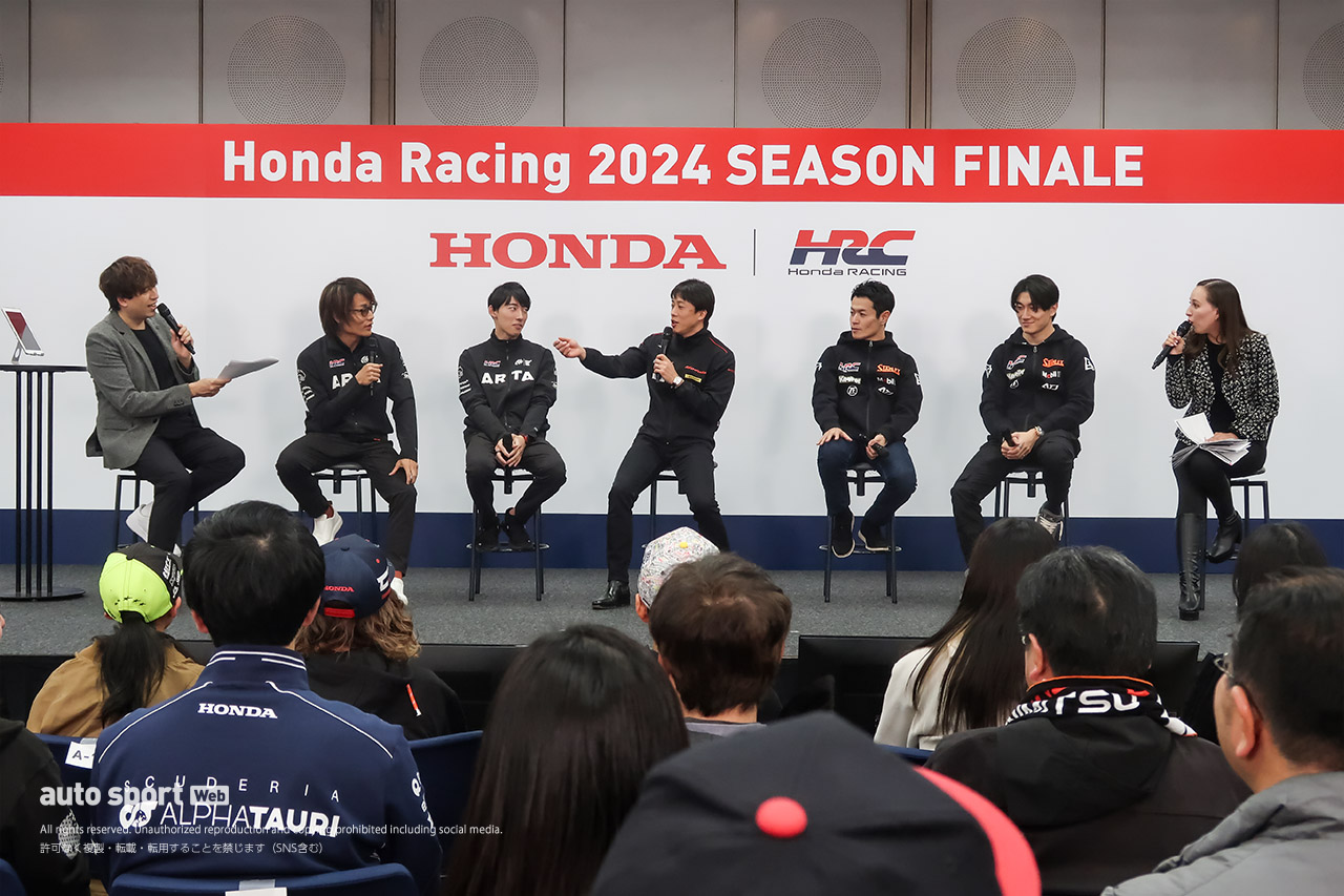 ゴルフ、料理、そしてイラスト。ホンダスーパーGTドライバーが明かした“オフの趣味”とは／Honda Racing 2024 SEASON FINALE