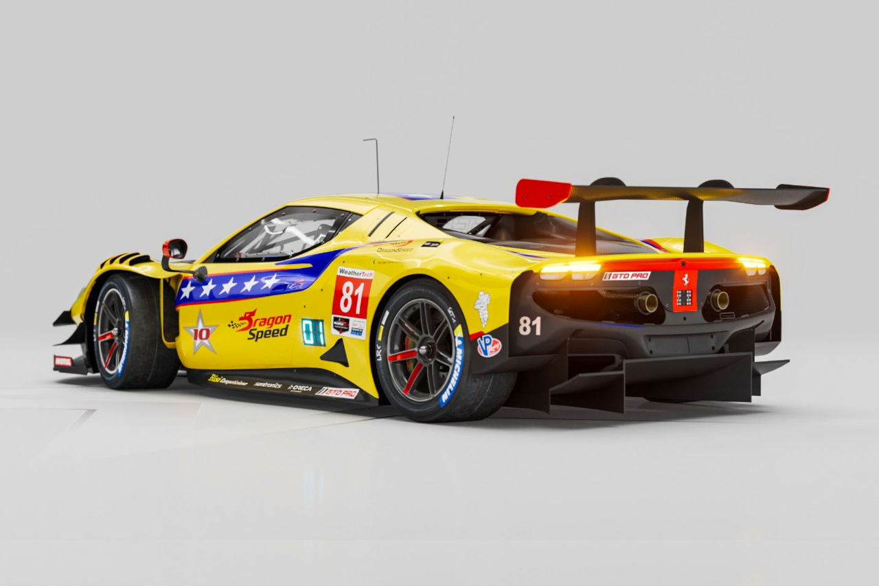 デイトナ欠場のリシ・コンペティツィオーネがドラゴンスピードを支援。フェラーリから強力助っ人も加わる