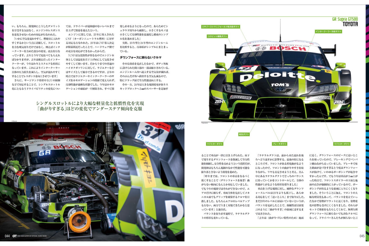 強さ、別次元。成し遂げた連覇の裏側。『2024-2025スーパーGT公式ガイドブック総集編』1月6日発売