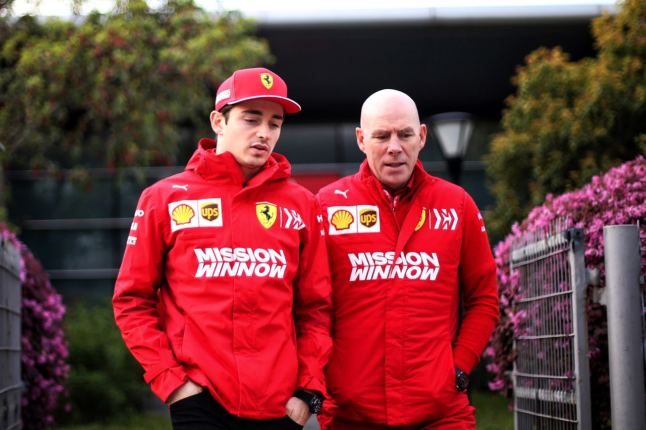 シャルル・ルクレール（フェラーリ）とジョック・クリア