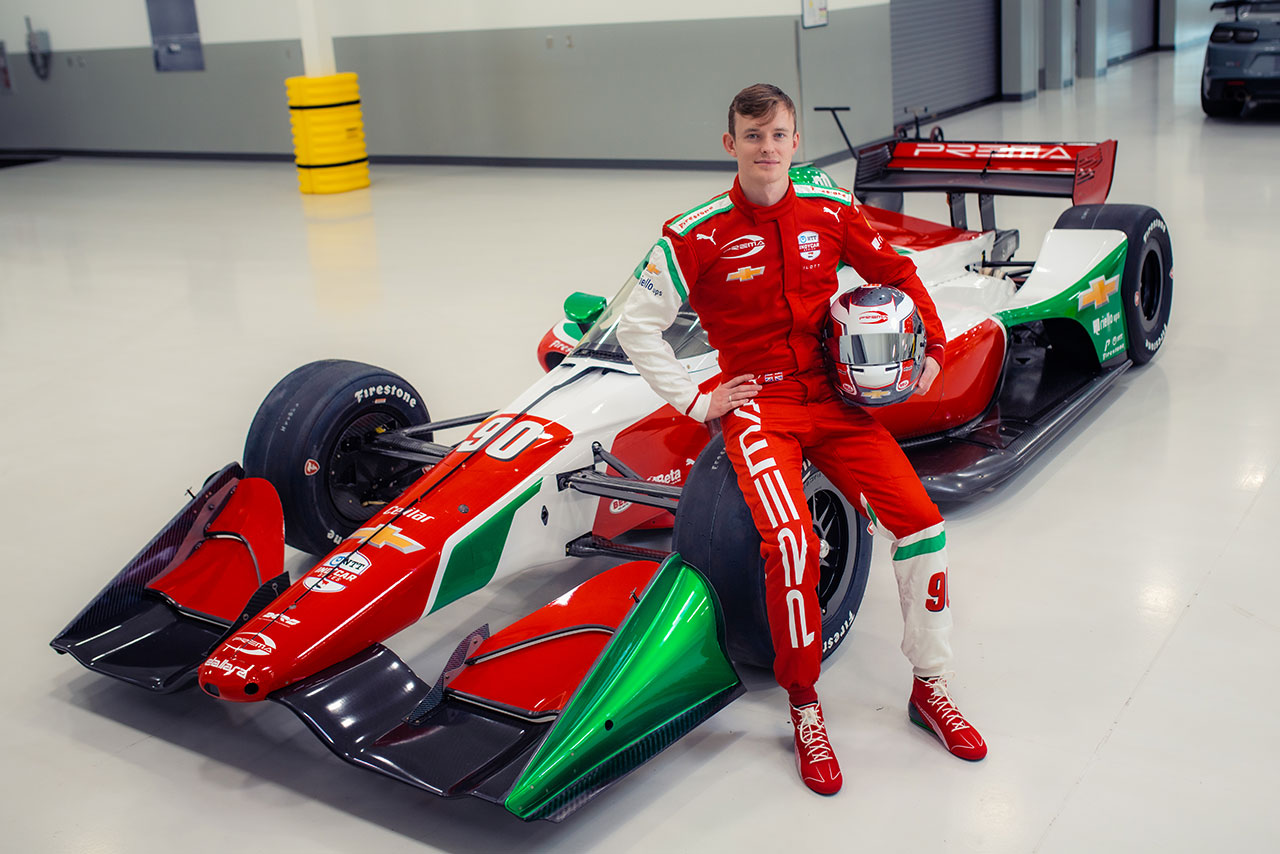 2025年NTTインディカー・シリーズに参戦するカラム・アイロット（プレマ・レーシング）