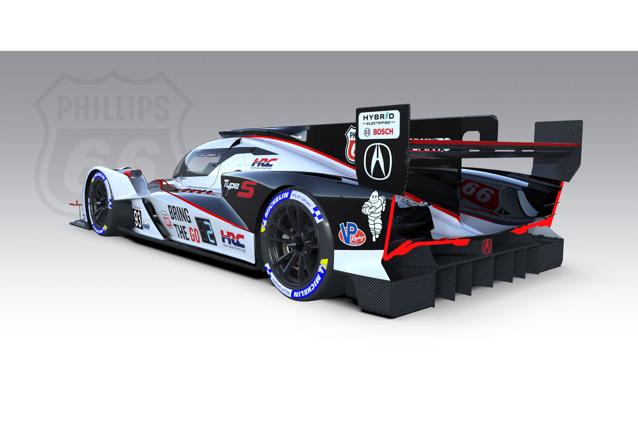 アキュラMSRがマシンカラーリングを公開。太田格之進がドライブする93号車は白×黒のツートン