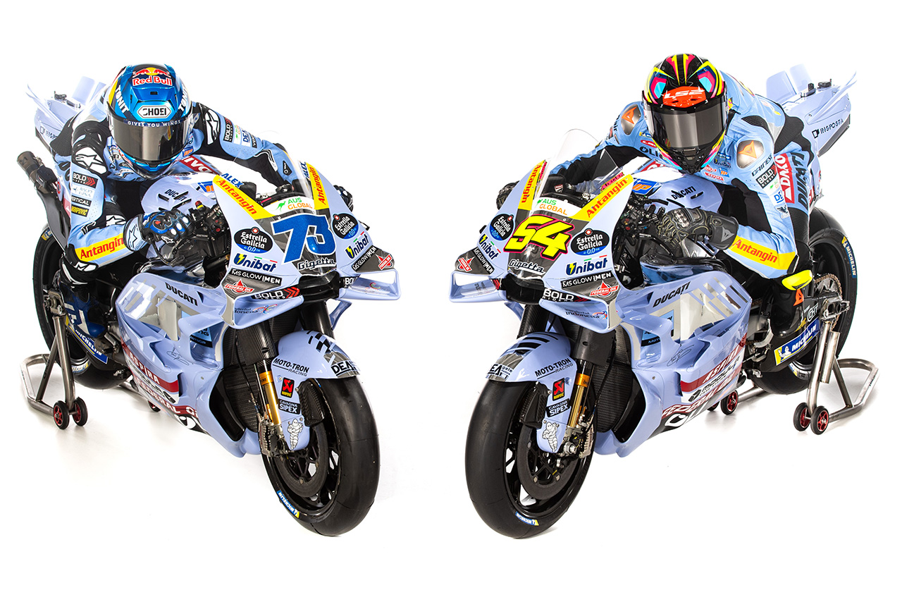 グレシーニ・レーシングMotoGP、2025年のカラーリングを公開。A.マルケスが新参アルデグエルを率いて参戦