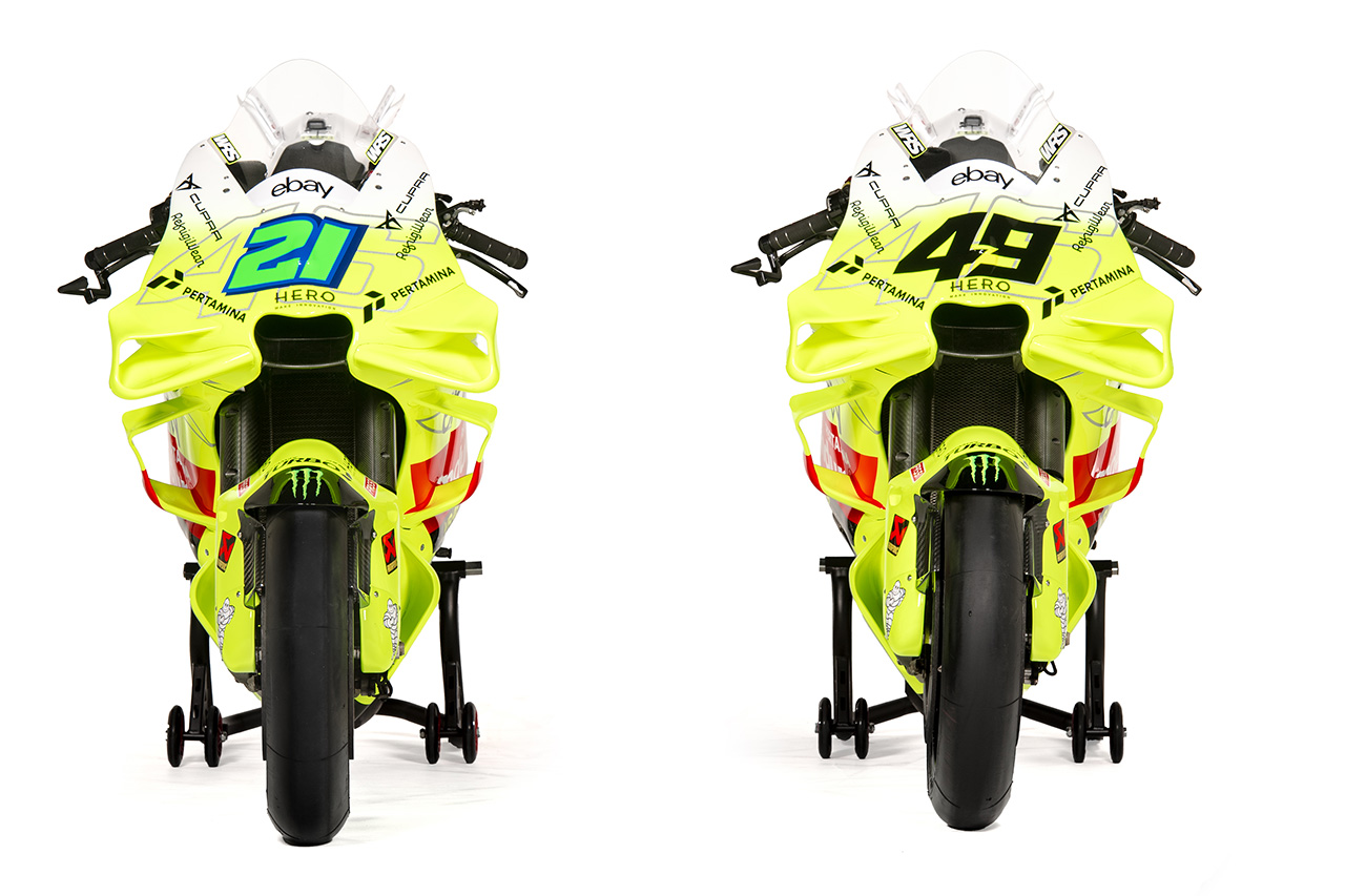 VR46レーシング・チーム、2025年のカラーリングを発表。最新型マシン支給で体制強化／MotoGP